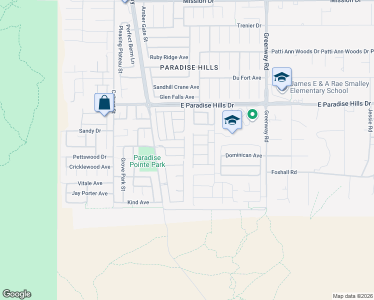 map of restaurants, bars, coffee shops, grocery stores, and more near 708 Point Bluff Street in Henderson