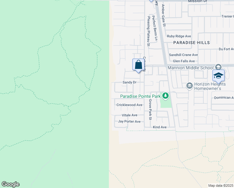map of restaurants, bars, coffee shops, grocery stores, and more near 145 Staplehurst Avenue in Henderson
