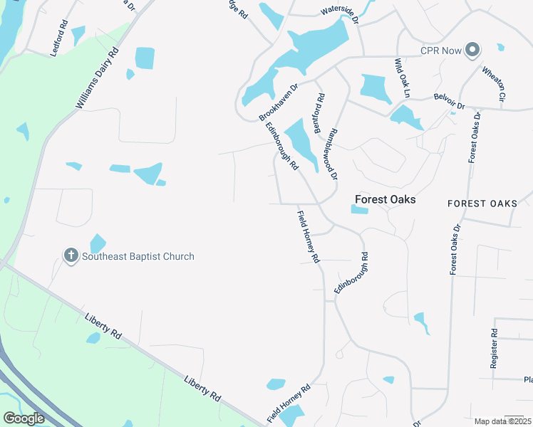 map of restaurants, bars, coffee shops, grocery stores, and more near 4811 Ramblewood Drive in Greensboro