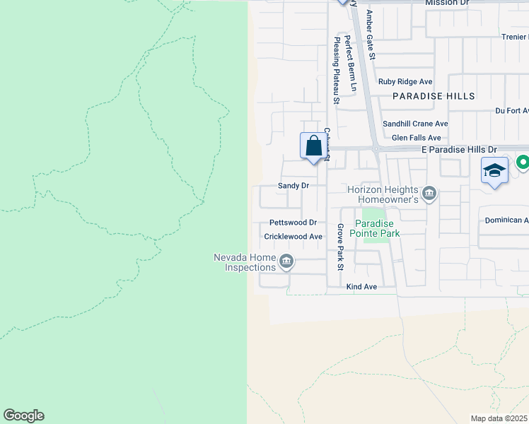 map of restaurants, bars, coffee shops, grocery stores, and more near 145 Staplehurst Avenue in Henderson