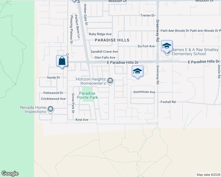 map of restaurants, bars, coffee shops, grocery stores, and more near 708 Point Bluff Street in Henderson