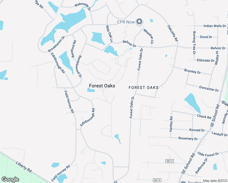 map of restaurants, bars, coffee shops, grocery stores, and more near 7 Warfield Court in Greensboro
