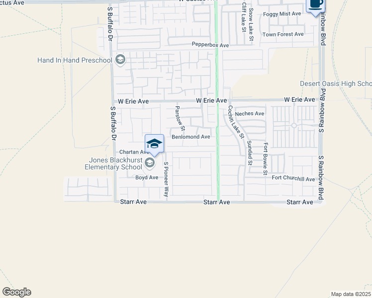map of restaurants, bars, coffee shops, grocery stores, and more near 7487 Dobroyd Drive in Las Vegas