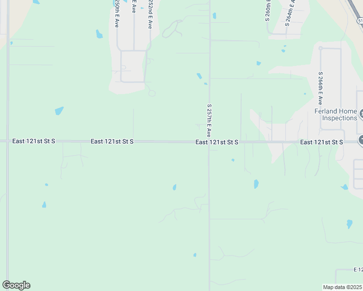 map of restaurants, bars, coffee shops, grocery stores, and more near 25340 East 121st Street South in Coweta