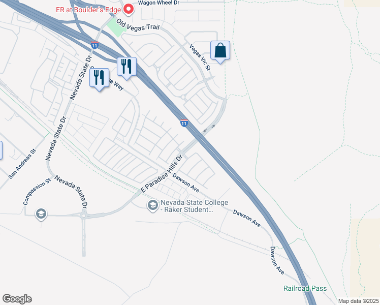 map of restaurants, bars, coffee shops, grocery stores, and more near 1088 Tuscan Sky Lane in Henderson