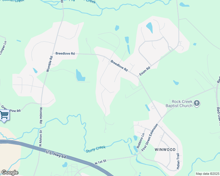 map of restaurants, bars, coffee shops, grocery stores, and more near 1071 Evergreen Drive in Nashville