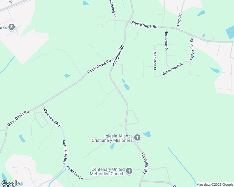 map of restaurants, bars, coffee shops, grocery stores, and more near 4848 Hampton Road in Clemmons