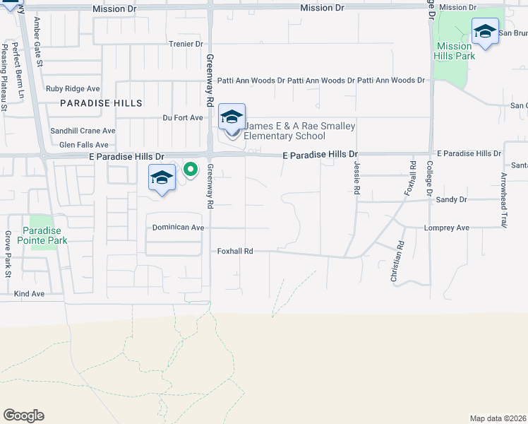 map of restaurants, bars, coffee shops, grocery stores, and more near 321 Lookout Avenue in Henderson
