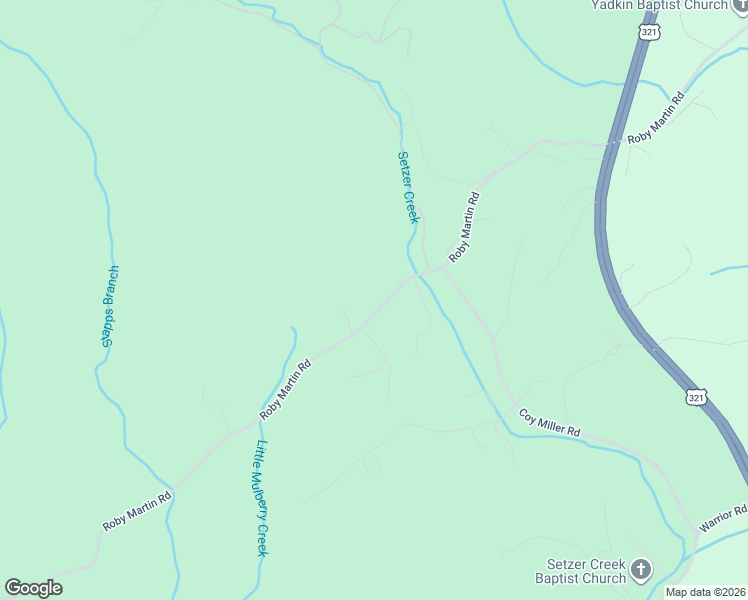 map of restaurants, bars, coffee shops, grocery stores, and more near 2354 Roby Martin Road in Lenoir