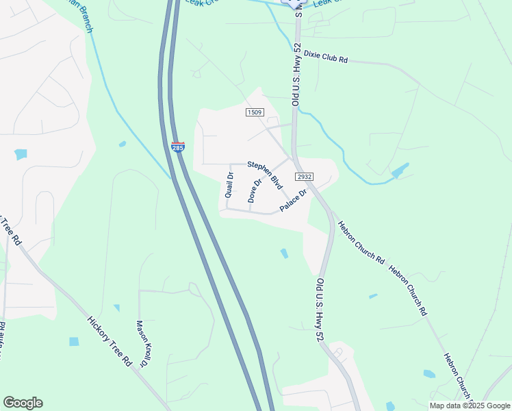 map of restaurants, bars, coffee shops, grocery stores, and more near 328 Palace Drive in Winston-Salem