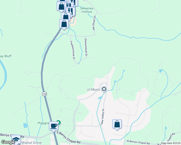 map of restaurants, bars, coffee shops, grocery stores, and more near 514 Legends Ridge Court in Franklin