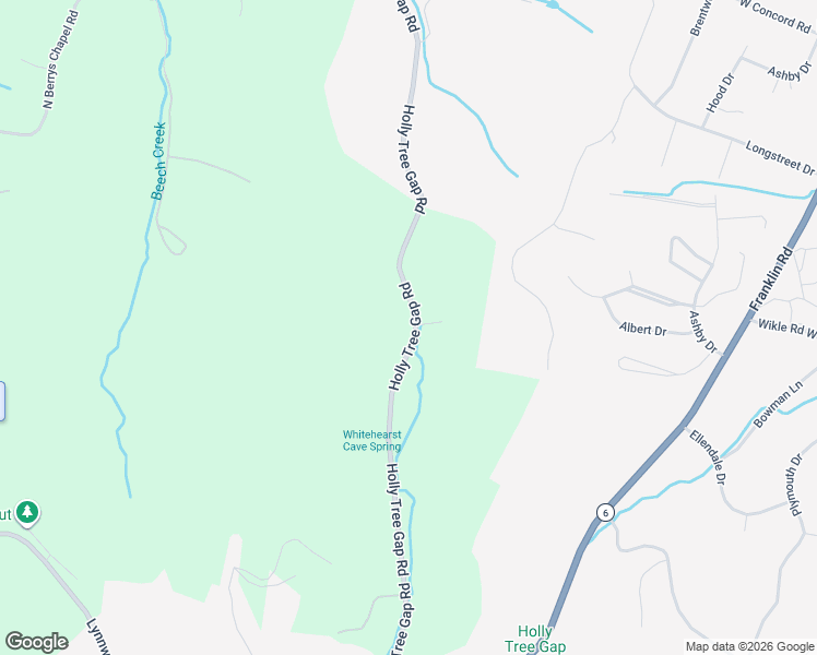 map of restaurants, bars, coffee shops, grocery stores, and more near 1325 Holly Tree Gap Road in Brentwood