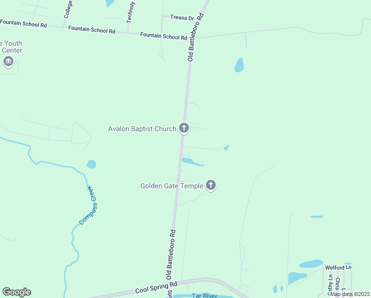 map of restaurants, bars, coffee shops, grocery stores, and more near 3147 Old Battleboro Road in Rocky Mount