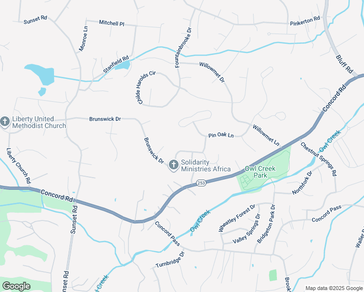 map of restaurants, bars, coffee shops, grocery stores, and more near 9714 Turner Ln in Brentwood