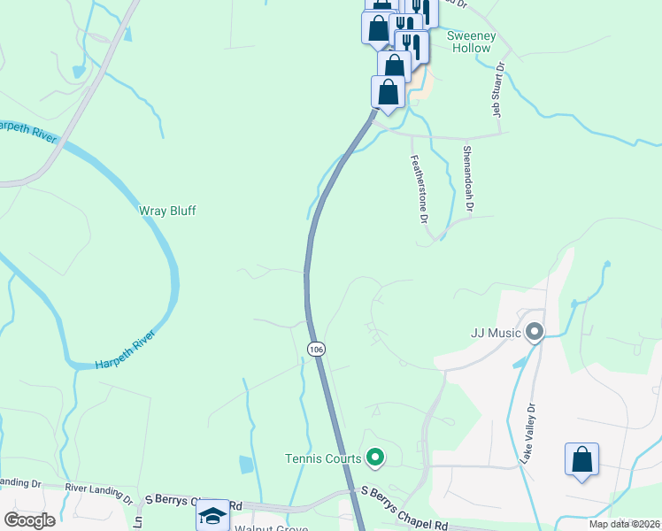 map of restaurants, bars, coffee shops, grocery stores, and more near 904 Sunset Ridge Drive in Franklin