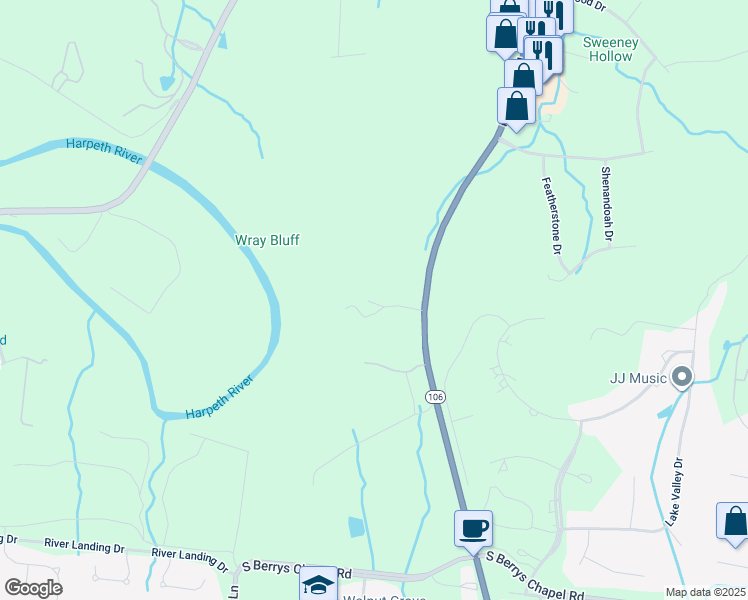 map of restaurants, bars, coffee shops, grocery stores, and more near 2064 Hillsboro Road in Franklin
