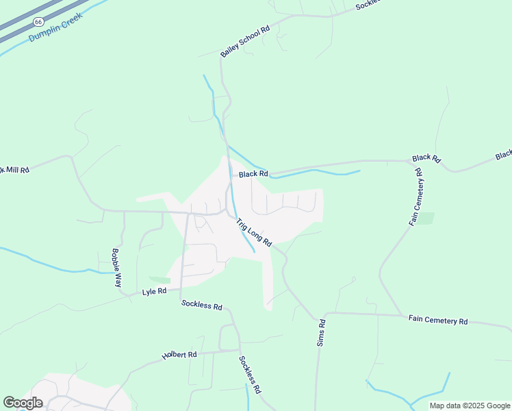 map of restaurants, bars, coffee shops, grocery stores, and more near 1031 Rainier Way in Dandridge