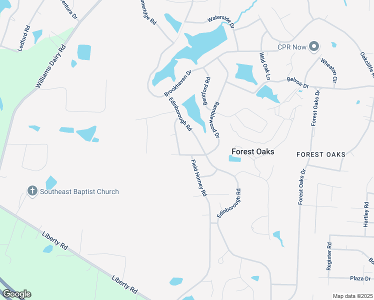 map of restaurants, bars, coffee shops, grocery stores, and more near 4804 Field Horney Road in Greensboro