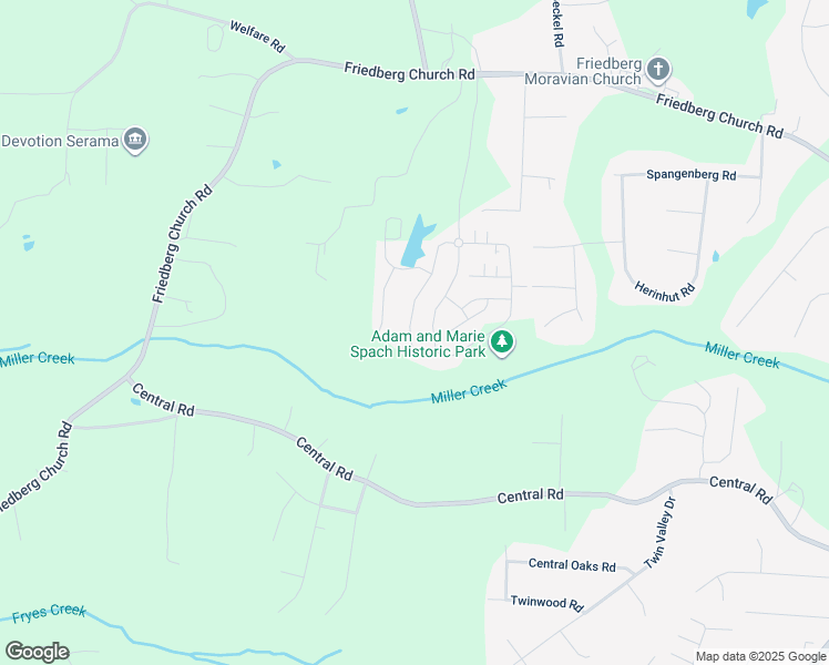 map of restaurants, bars, coffee shops, grocery stores, and more near 903 Queensbury Drive in Winston-Salem