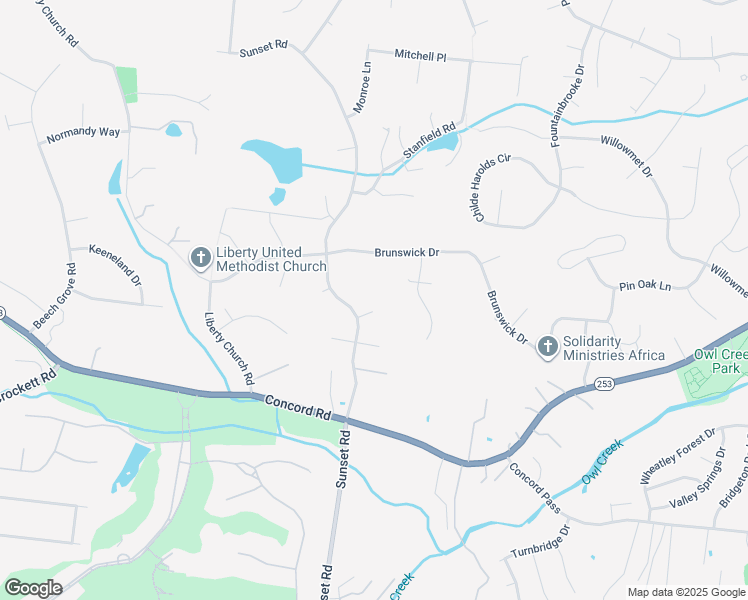 map of restaurants, bars, coffee shops, grocery stores, and more near 9622 Beechwood Court in Brentwood