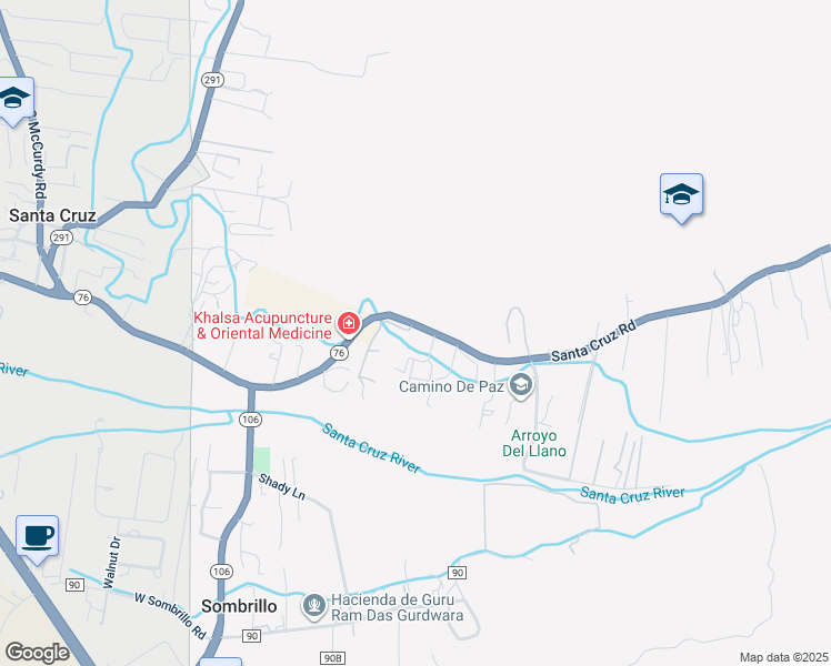 Santa Cruz New Mexico Map 207 New Mexico 76, Santa Cruz Nm - Walk Score