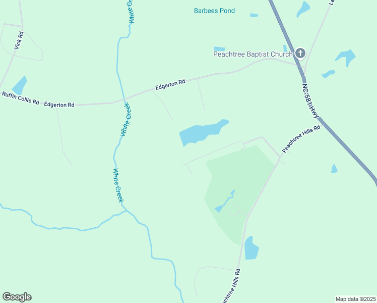 map of restaurants, bars, coffee shops, grocery stores, and more near 9308 Chantilly Road in Spring Hope