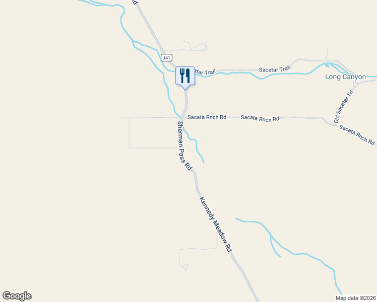 map of restaurants, bars, coffee shops, grocery stores, and more near 98953 Sacatar Trail in Inyokern