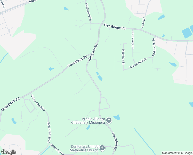 map of restaurants, bars, coffee shops, grocery stores, and more near 4859 Hampton Road in Clemmons