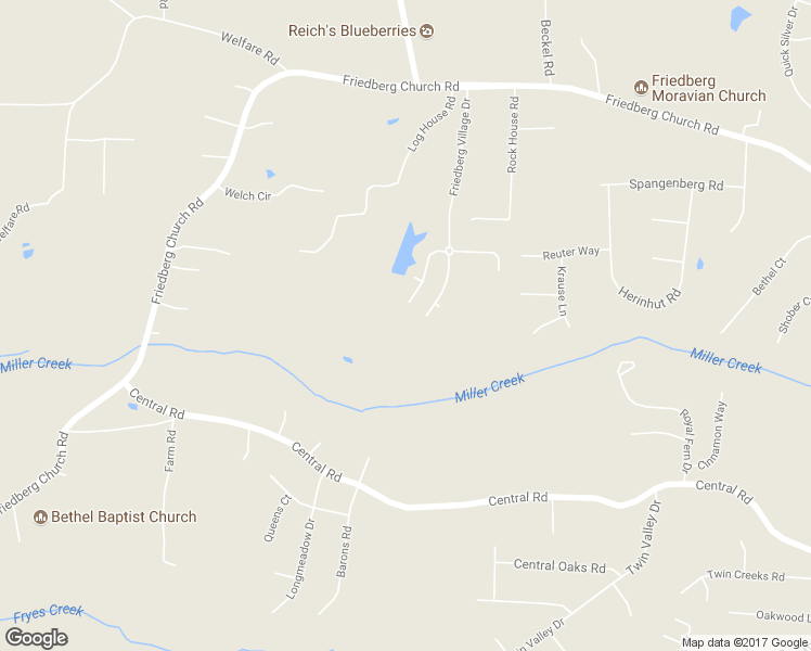 map of restaurants, bars, coffee shops, grocery stores, and more near 803 Queensbury Drive in Winston-Salem