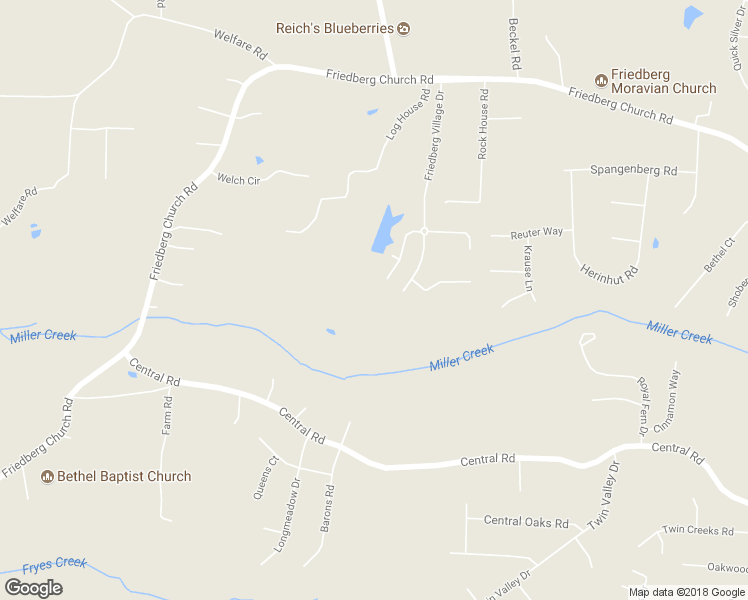 map of restaurants, bars, coffee shops, grocery stores, and more near 804 Queensbury Drive in Winston-Salem
