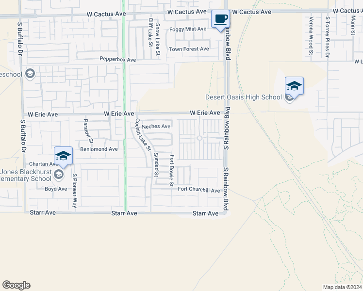 map of restaurants, bars, coffee shops, grocery stores, and more near 11023 Neets Bay Street in Las Vegas