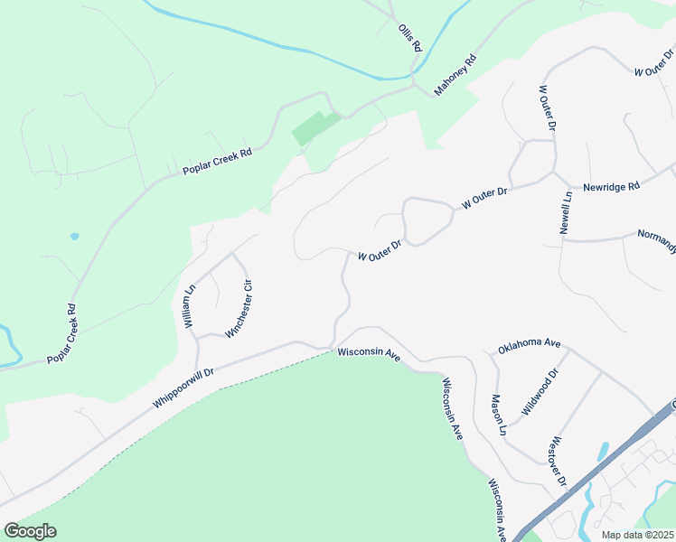 map of restaurants, bars, coffee shops, grocery stores, and more near 100 Whippoorwill Drive in Oak Ridge