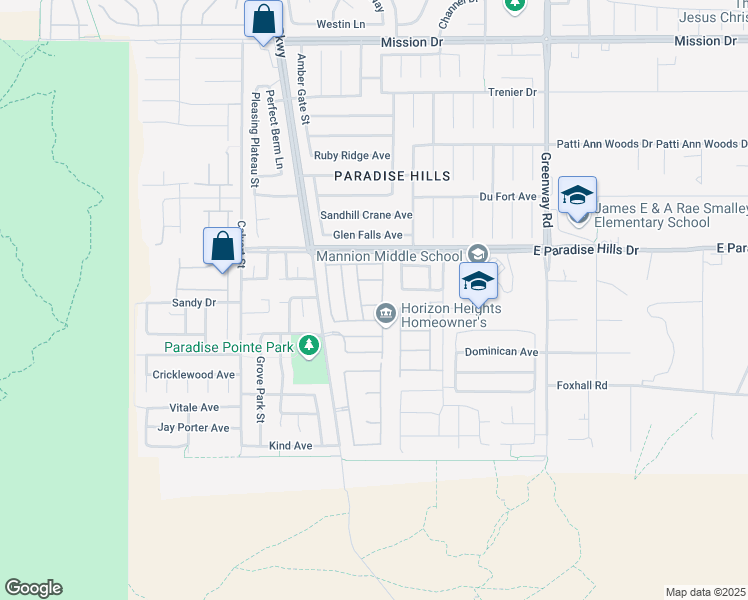 map of restaurants, bars, coffee shops, grocery stores, and more near 174 Redwood Pond Drive in Henderson