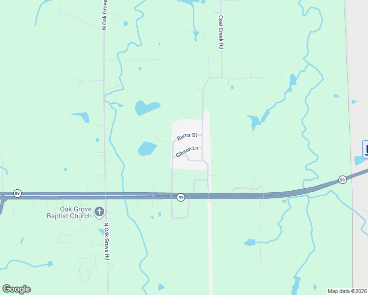 map of restaurants, bars, coffee shops, grocery stores, and more near 115 Gibson Street in Drumright
