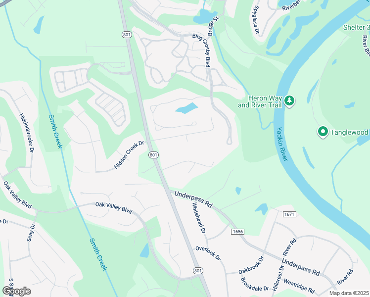 map of restaurants, bars, coffee shops, grocery stores, and more near 111 Cameron Court in Advance