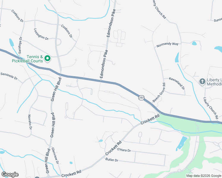map of restaurants, bars, coffee shops, grocery stores, and more near 9405 Big Horn Ridge in Brentwood