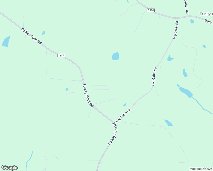 map of restaurants, bars, coffee shops, grocery stores, and more near 822 Turkey Foot Road in Mocksville