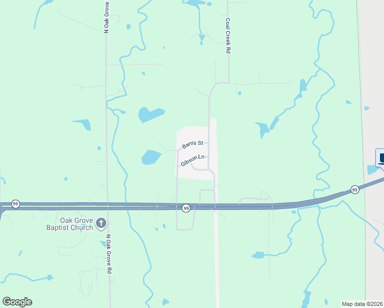 map of restaurants, bars, coffee shops, grocery stores, and more near 115 Gibson Lane in Drumright