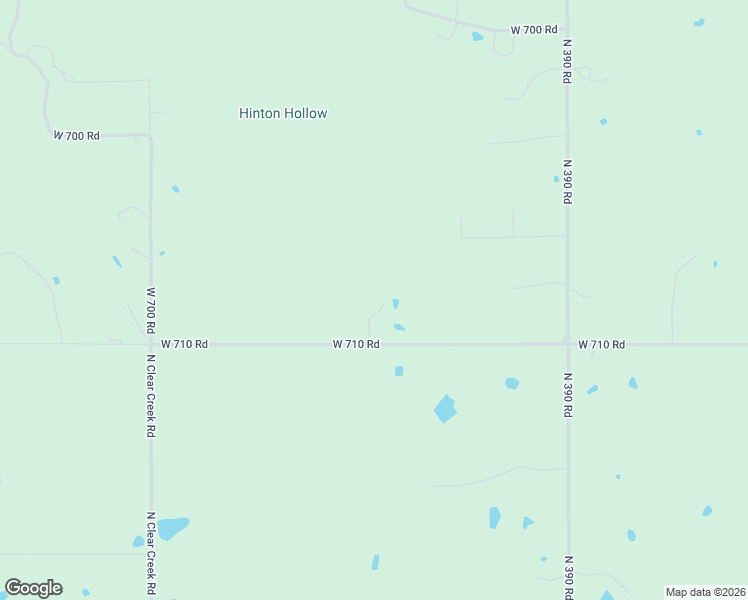 map of restaurants, bars, coffee shops, grocery stores, and more near 5628 West 710 Road in Hulbert