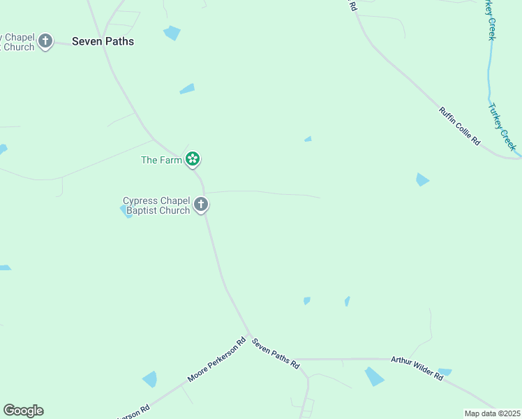 map of restaurants, bars, coffee shops, grocery stores, and more near 117 Wilkins Way in Louisburg