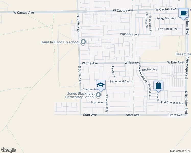 map of restaurants, bars, coffee shops, grocery stores, and more near 11002 Elk Sands Road in Las Vegas