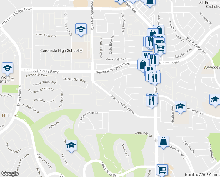 map of restaurants, bars, coffee shops, grocery stores, and more near 1029 Fairbury Street in Henderson