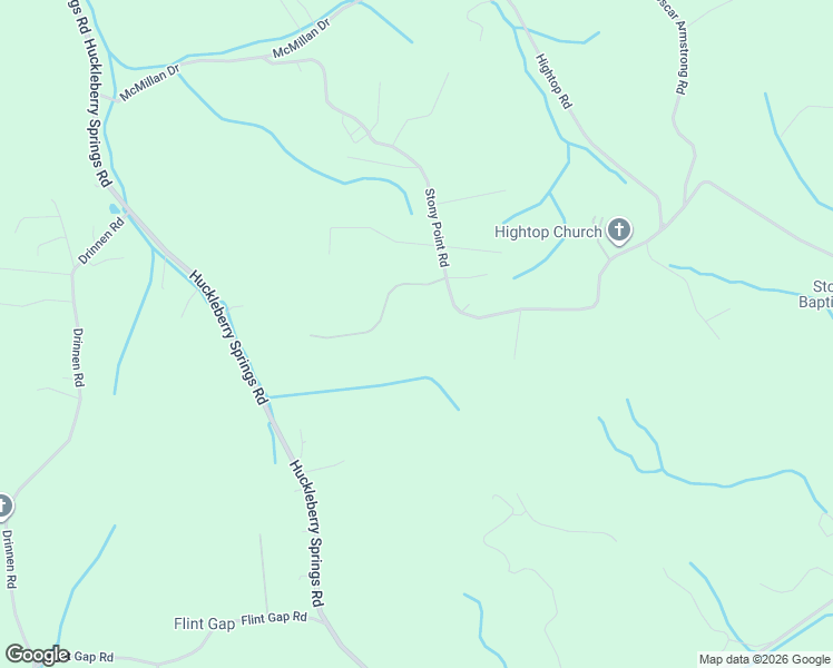 map of restaurants, bars, coffee shops, grocery stores, and more near 7600 Hunters Ridge Way in Knoxville