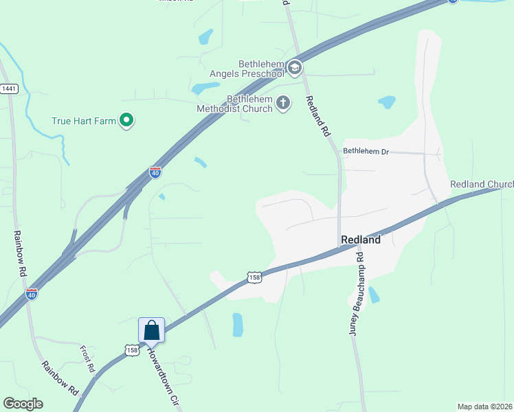 map of restaurants, bars, coffee shops, grocery stores, and more near 192 Graywood Court in Advance