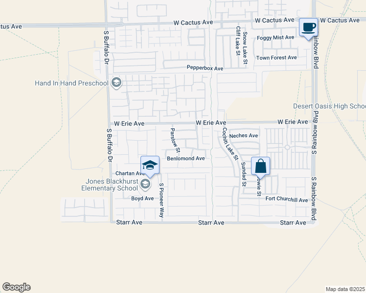 map of restaurants, bars, coffee shops, grocery stores, and more near 10993 Dunoon Street in Las Vegas