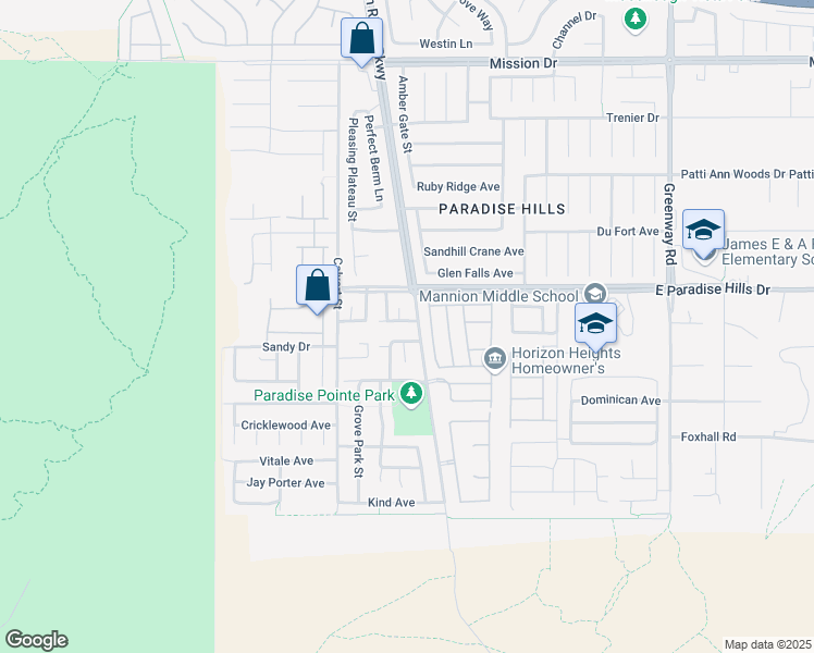 map of restaurants, bars, coffee shops, grocery stores, and more near 19 Nettle Leaf Avenue in Henderson