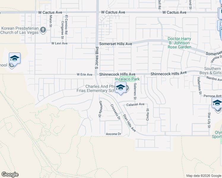 map of restaurants, bars, coffee shops, grocery stores, and more near 11014 Santorini Drive in Las Vegas