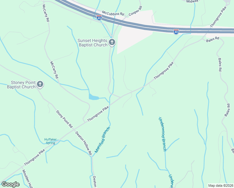 map of restaurants, bars, coffee shops, grocery stores, and more near 1728 Cooper Road in Knoxville