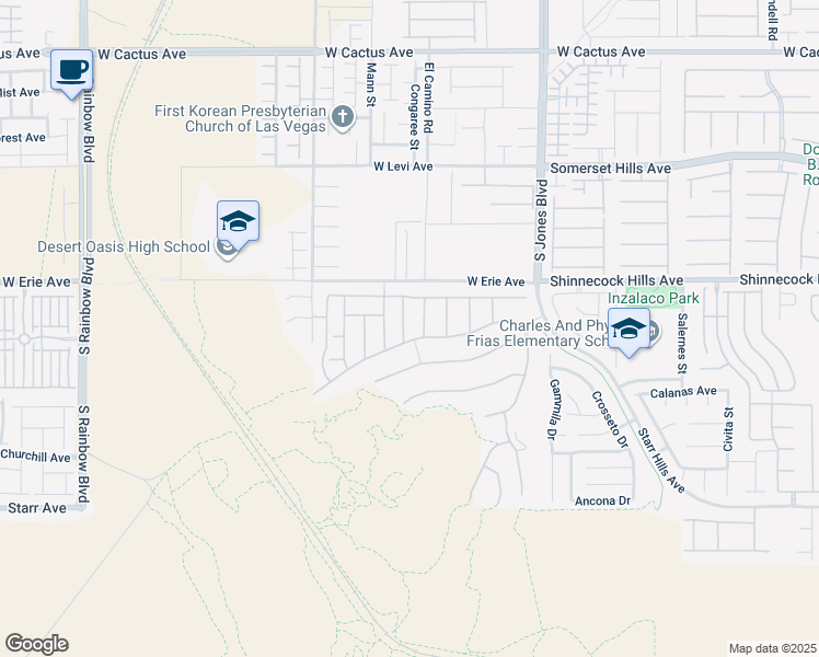 map of restaurants, bars, coffee shops, grocery stores, and more near 10980 Wonder Hills Street in Las Vegas