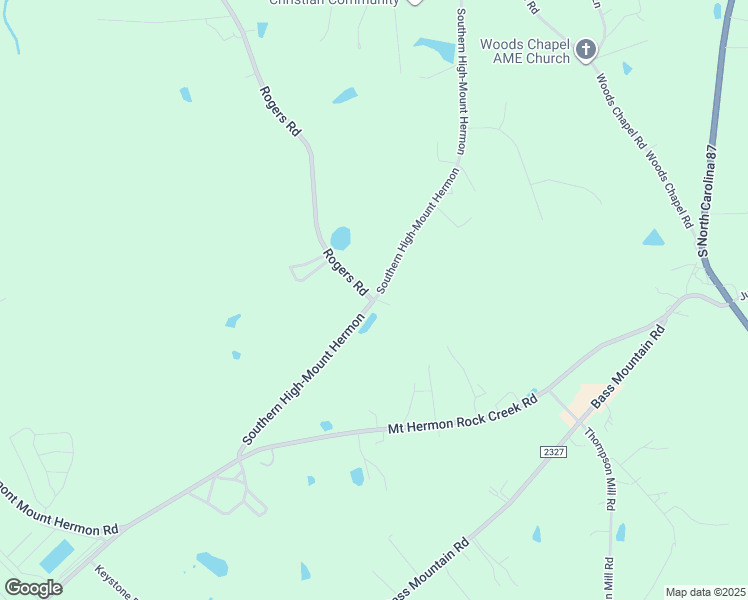 map of restaurants, bars, coffee shops, grocery stores, and more near 3499 Southern High-Mount Hermon in Graham